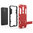 Slim Armour Tough Shockproof Case & Stand for Nokia 7.1 - Red